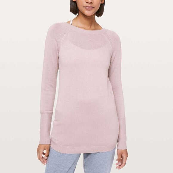 Lululemon Unity Drop Back Sweater- Cashmere Blend Sweater - Picture 2 of 13